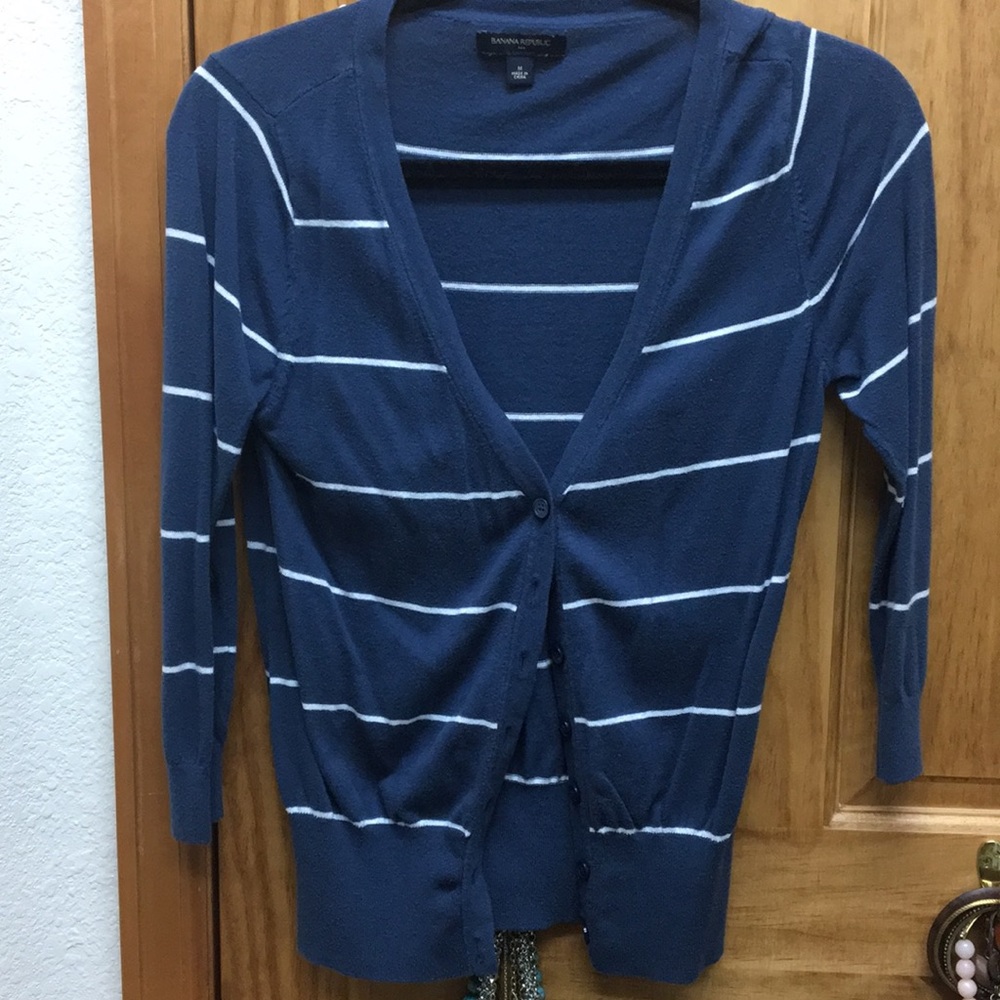 Navy blue cardigan